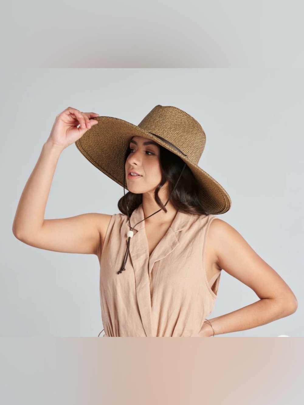 NWT San Diego Hat Company El Campo 5" Brim Sun Hat - Unisex Medium - Picture 7 of 9